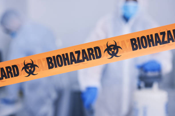 Professional Infectious Disease Decontamination technician working in Pinetown, NC